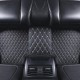 Shop Black and Beige Stitching Luxury Leather Diamond Car Floor Mats Shop Black and Beige Stitching Luxury Leather Diamond Car Floor Mats