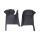 Shop Black and Blue Stitching Luxury Leather Diamond Car Floor Mats