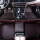 Shop Black and Red Stitching Luxury Leather Diamond Car Floor Mats Shop Black and Red Stitching Luxury Leather Diamond Car Floor Mats