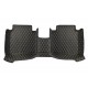 Shop Black and Yellow Stitching Luxury Leather Diamond Car Floor Mats