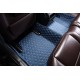 Shop Blue Luxury Leather Diamond Car Floor Mats