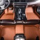 Shop Brown Luxury Leather Diamond Car Floor Mats Shop Brown Luxury Leather Diamond Car Floor Mats