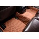 Shop Brown Luxury Leather Diamond Car Floor Mats Shop Brown Luxury Leather Diamond Car Floor Mats