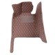 Shop Dark Brown Luxury Leather Diamond Car Floor Mats Shop Dark Brown Luxury Leather Diamond Car Floor Mats