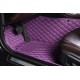 Shop Purple Luxury Leather Diamond Car Floor Mats Shop Purple Luxury Leather Diamond Car Floor Mats