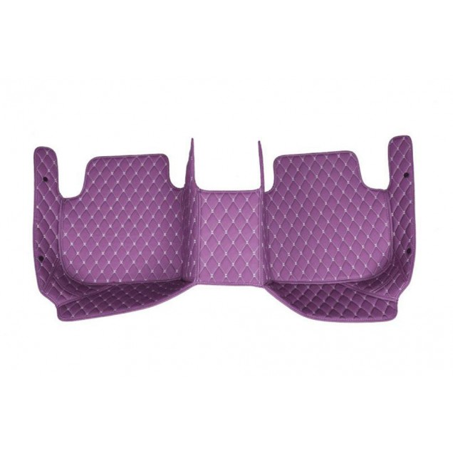 Shop Purple Luxury Leather Diamond Car Floor Mats Shop Purple Luxury Leather Diamond Car Floor Mats