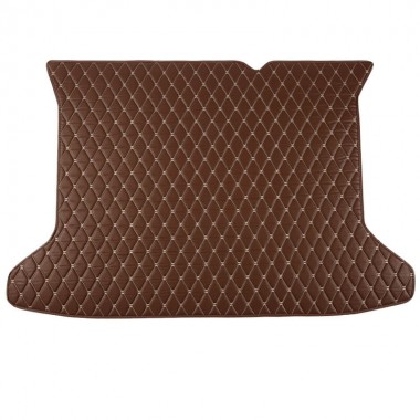 Shop Dark Brown Luxury Leather Diamond Trunk Base Mats