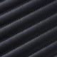 Shop Black Luxury Leather Stripe Car Floor Mats