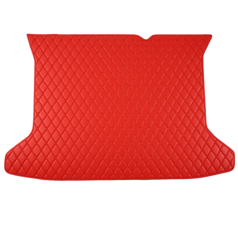 Shop Red Luxury Leather Diamond Trunk Base Mats