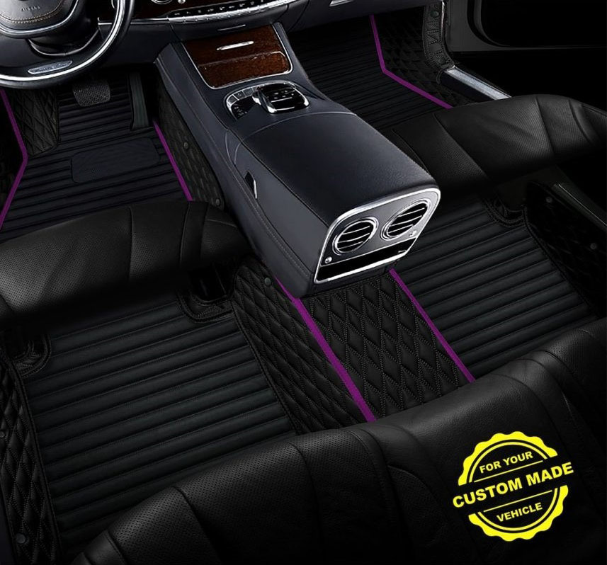 Shop Purple Hybrid Line Series Premium Car Mats