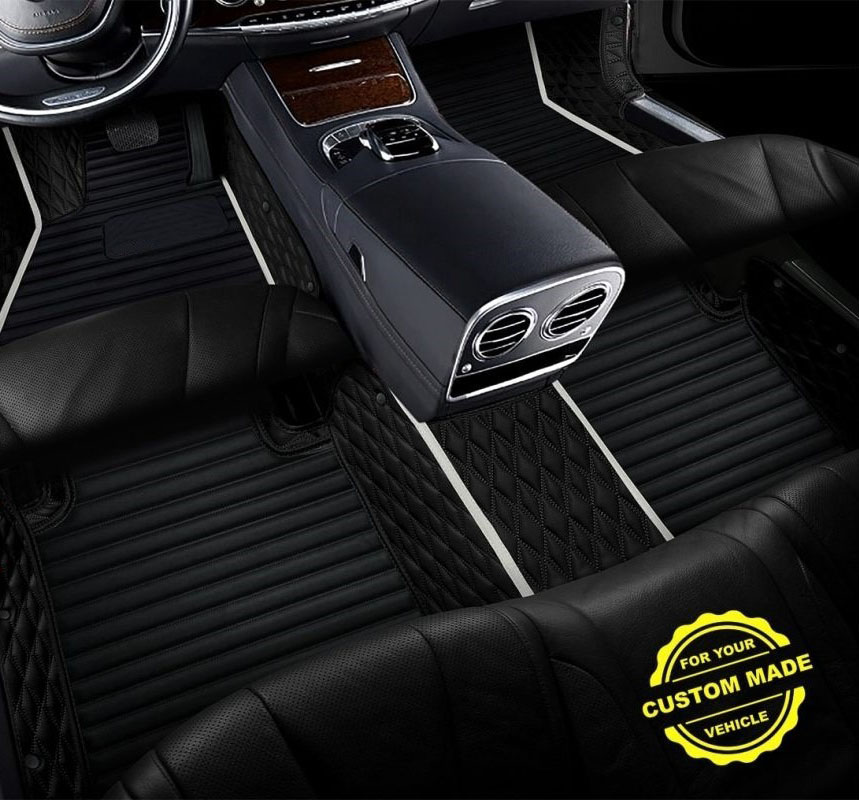 Shop White Hybrid Line Series Premium Car Mats